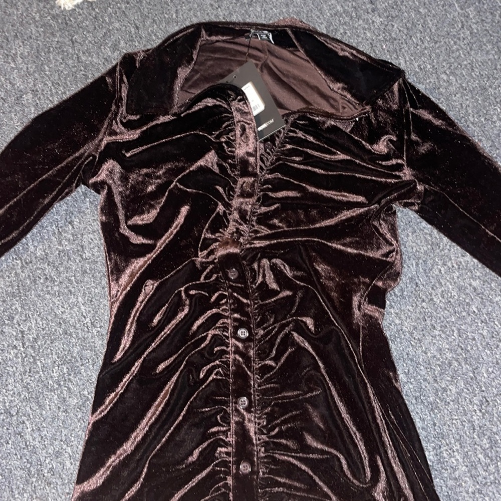 Fashion Nova suede dress